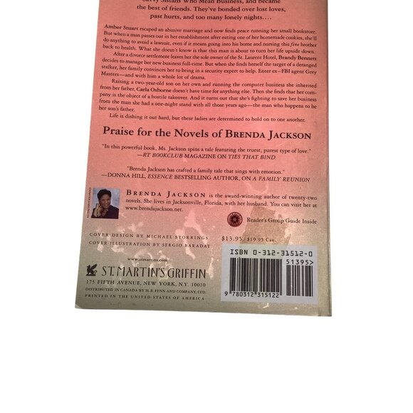 The Savvy Sistahs By Brenda Jackson 2003 Paperback Novel - Picture 8 of 11